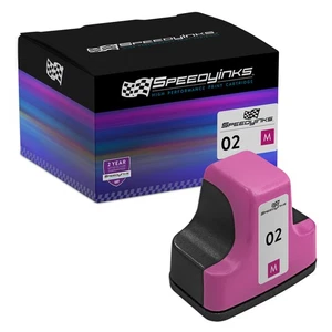 SPEEDY Replacement HP 02 Ink Cartridge C8772WN Magenta PhotoSmart C5180 C6180 - Picture 1 of 7