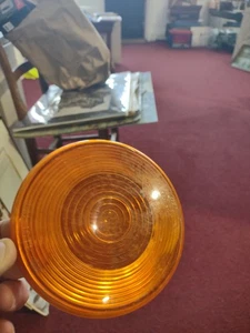 New DZ 77-260 Tail Light - SAE-1STP-69 5" Orange Plastic Light Lens - Picture 1 of 4
