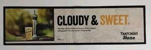 Thatchers Haze Cider Rubber Bar Runner Pub Bar Man Cave - Picture 1 of 4