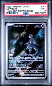 PSA 9 - MEWTWO - SVP 052 - POKEMON 151 UPC BLACK STAR PROMO SIR ENGLISH - 3G - Picture 1 of 1