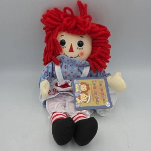 Raggedy Ann Classic American Rag Doll  Hasbro Aurora 12” Plush With Tags Bev - Picture 1 of 8