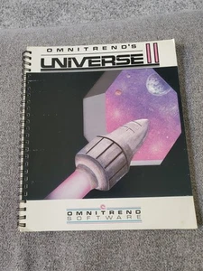 Omnitrend Universe II, Vintage Big Box user manual only: PC DOS, Apple, Atari ST - Picture 1 of 6