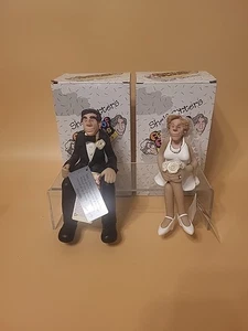 Family Of Friends D. Manning Ltd Edition BRIDE & GROOM Open Boxes New Tags  - Picture 1 of 19