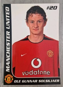 Ole Gunnar Solskjaer Player Postcard 2002/03 Season Rare Manchester United - Picture 1 of 4