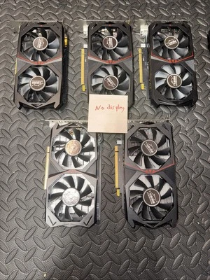 Lot Of 5 Graphics Cards GPUs For Parts/repair (read) - Image 1 of 4