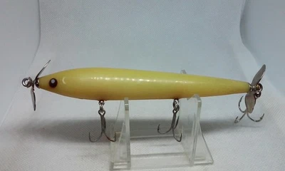 Señuelo de pesca vintage Boy Howdy Style Bone 5" Rattlin superficie superior 1/2 oz utilería Foto 1 de 4