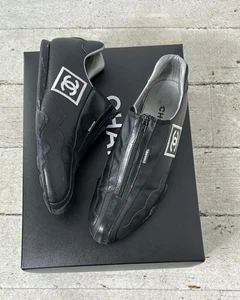 Vintage Chanel Authentic Cc Logo Zip Up Sneaker Euro 38,5 - Bild 1 von 10
