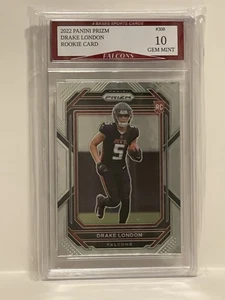 Panini Prizm Rookies Drake London 2022 #308 (RC) gema como nueva 10 - Imagen 1 de 2