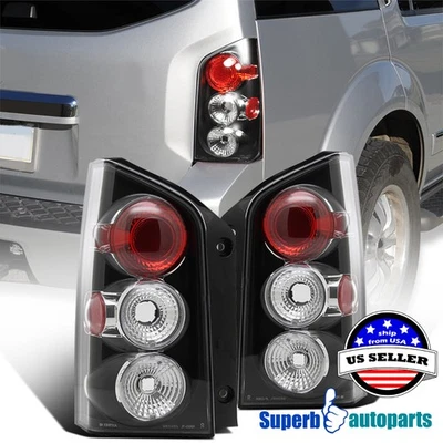 Fits 2005-2012 05-12 Pathfinder Black Replacement Tail Lights Brake Lamps Foto 1 de 4
