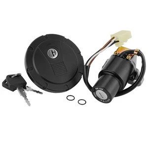 Fuel Tank Cap Ignition Lock with Key Fit for Kawasaki KLR650 2008-2018 new - Picture 1 of 9