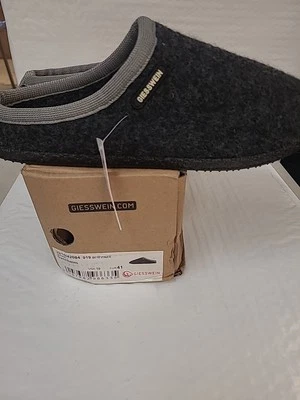 Zapatillas Geisswein Dannheim Hombre Lana Merino UE Talla 41 NUEVAS Negras Foto 1 de 4