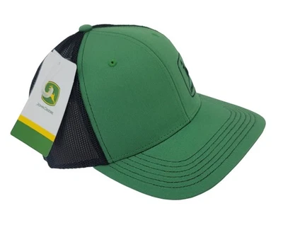 Gorra/gorra trasera de malla verde y negra John Deere Moline 112 - LP82941 Foto 1 de 4