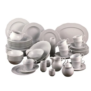 CreaTable 16072 Kombiservice Arianne für 8 Personen + Uni, Porzellan, weiß (1 Se - Bild 1 von 1