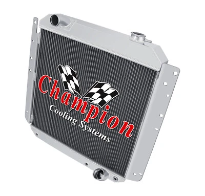 Western Champion 3 Row All Aluminum Radiator for 1958 Pontiac Bonneville #CC58PO - Image 1 of 4