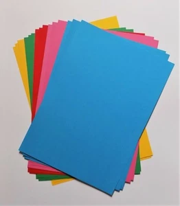 Farbige Bastelkarte A4 160 g/m² Sommer bunte Farben Kollektion Kaskad 15 Blatt - Bild 1 von 2