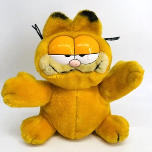 DE COLECCIÓN AÑOS 80 DAKIN 9" GARFIELD NARANJA GATO ATIGRADO PELUCHE-CULTURA POP - Imagen 1 de 10