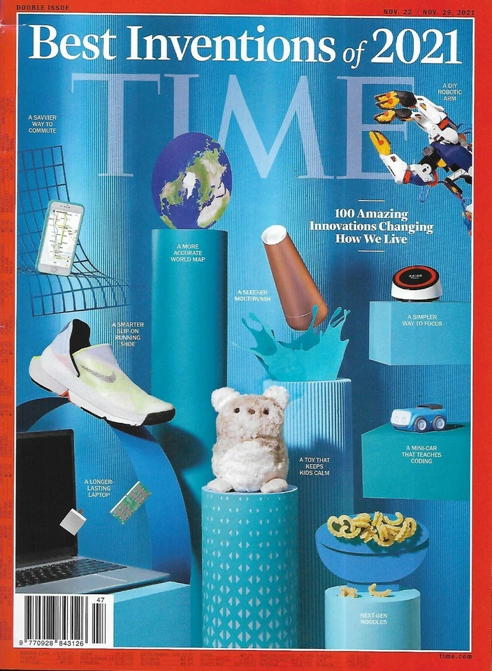 Time VOL.198 19&20 22/11/2021 Best Inventions 2021/Abortion's Front Line/Emhoff - Image 1 of 1