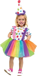 Girl's Clown Costume - Fun World - Picture 1 of 2
