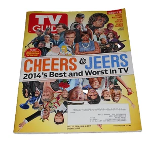 TV GUIDE ~ CHEERS & JEERS 2014'S BEST & WORST TV ~ DECEMBER 2014 BACK ISSUE - Foto 1 di 3