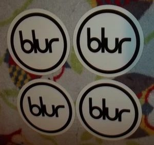 Blur Think Tank Promo Stickers x 4  2003 - Picture 1 of 2