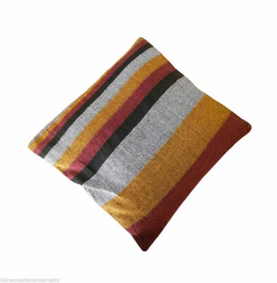 Funda de cojín para decoración de sofá 16" hecha a mano a rayas 5 piezas Foto 1 de 4