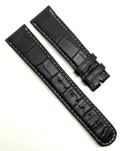 A. Lange & Sohne 20mm x 18mm Black Alligator Watch Strap Band Authentic OEM - Picture 1 of 8