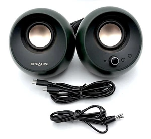 Creative Pebble Pro Minimalist 2.0 USB-C Computer Speakers Bluetooth 5.3 (Green) - Picture 1 of 2