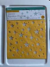 DARICE Starlite Stencil 6 IN X 6 IN  Sheet Reusable and Self Adhesive