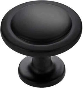 30PK 1-1/4" Black Kitchen Cabinet Knobs Drawer Dresser Pulls Door Handles Knobs - Picture 1 of 7