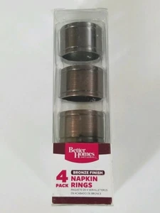 NEU ANDERE - Better Homes and Gardens Serviettenringe 4er-Pack (Bronze-Finish) [5] - Bild 1 von 5