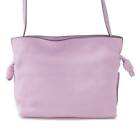 Auth Loewe Flamenco Clutch Mini Leather Shoulder Bag  Rose Purple (196555