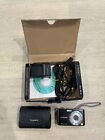 Panasonic DMC-FS15 Lumix schwarze Digitalkamera mit Box, Ladegerät, Akku