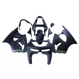 Injection Fairing Kit for Kawasaki Ninja ZX6R 636 1998 1999 ABS Black Bodywork - Picture 1 of 8