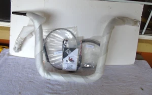 Harley Ape Hanger Bars Burly 16" x 12.5 Gorilla Black & Cable Extension Kit - Imagen 1 de 10