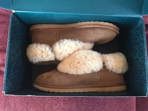 Emu Australia Sheepskin Boots Platinum Mintaro Chestnut Size US 8 UK, EU 39 - Imagen 1 de 7