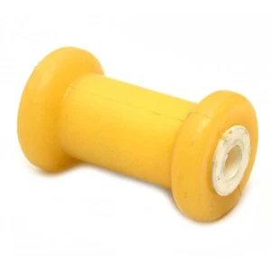 CE Smith Boat Spool Roller 29712 | 5/8 Inch Shaft Diameter Rubber Yellow - Picture 1 of 3