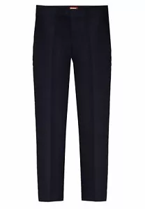 MENS MERC LONDON MOD CLASSIC STA PRESS TROUSER WINSTON - NAVY BLUE - Picture 1 of 3