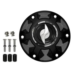 Tappo serbatoio benzina Accossato argento rapido Triumph Street triple 675 08-13 - Picture 1 of 7