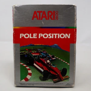 CARTUCHO POLE POSITION ATARI 2600 VINTAGE 1982 AÑOS 80 VIDEOJUEGO EN CAJA FORMULA 1 - Imagen 1 de 11