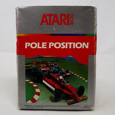 VINTAGE 1982 80s ATARI 2600 POLE POSITION CARTRIDGE VIDEO GAME BOXED FORMULA 1 - Image 1 of 4