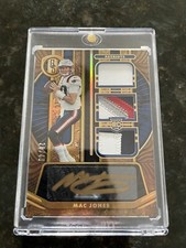 2021 PANINI GOLD STANDARD MAC JONES RC! 4 CLR Patch Auto /49