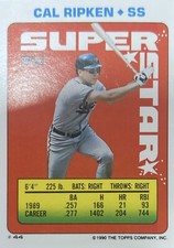 1990 Topps Mini Stickers Cal Ripken Jr. HOF #44 NMMT