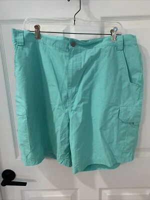 Pantalones cortos de pesca al aire libre Reel Legends azul verdoso para hombre talla XL (060320) 38" Foto 1 de 4