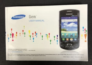 Manuel d'utilisation du téléphone Samsung Gem 2011 - Photo 1 sur 2