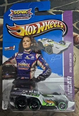Sonic Hedgehog All Stars Racing Transformed Danica Patrick Hot Wheels New! - Image 1 of 2