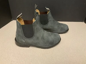 New! Womens Blundstone Rustic Black Leather Chelsea Boots. AU Size 3. US 6. Nice - Bild 1 von 9