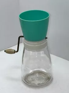 Vintage Federal Housewares FEDCO Nut & Spice Grinder Teal Blue - No Lid - Picture 1 of 6