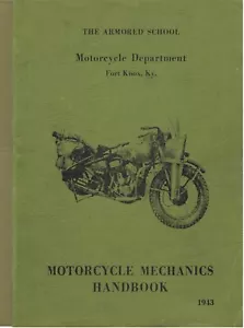 WW2 The Armored Force School Motorcycle Mechanics Fort Knox 1943 Harley Davidson - Picture 1 of 10