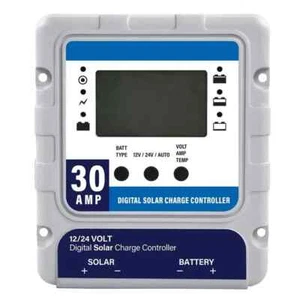New 30 Amp Digital Solar Charge Controller, 12V Batteries Including Lithium - Picture 1 of 3