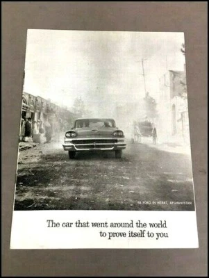 1958 Ford Fairlane Brochure Catalog Afghanistan Switzerland Turkey Bangkok - Image 1 of 4